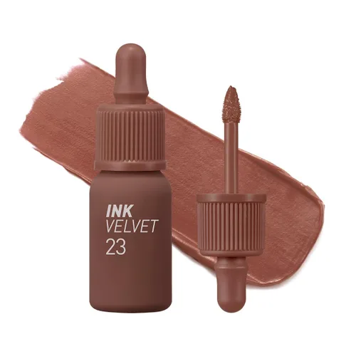 Miniatura 11 de Peripera Ink Airy Velvet - Tinte labial de alta pigmentación, ligero, suave, hidratante (030 WAKE UP CHERRY)