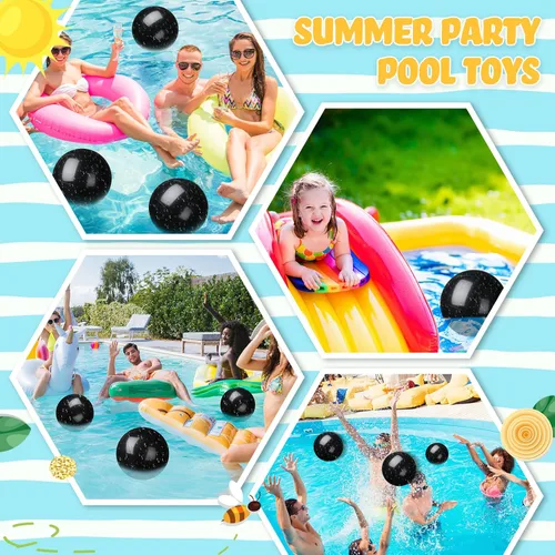 Miniatura 6 de Raiten 12 bolas de playa inflables de playa, bola inflable grande flotante para piscina, recuerdos de fiesta al aire libre, suministros de fiesta
