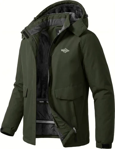 Miniatura 12 de Wantdo - Chaqueta de esquí impermeable para mujer, abrigo de invierno cálido y resistente al viento, abrigos de nieve