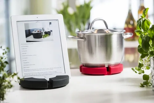Miniatura 6 de Sagaform Cook n Read - Salvamanteles y soporte para tabletas, color negro