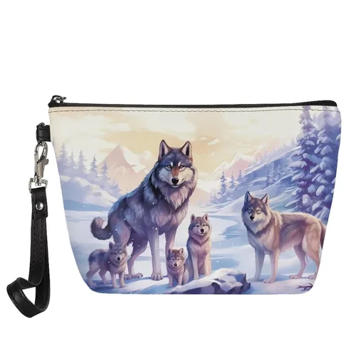Miniatura 23 de GIFTPUZZ Bolsa de cosméticos para mujer, adorable y espaciosa, bolsa de almacenamiento portátil para artistas, artículos de tocador, joyería