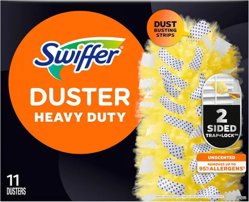 Miniatura 15 de Swiffer Plumeros de repuesto para limpieza, alternativa desechable de plumas y microfibra, para quitar el polvo de muebles, persianas, ventiladores