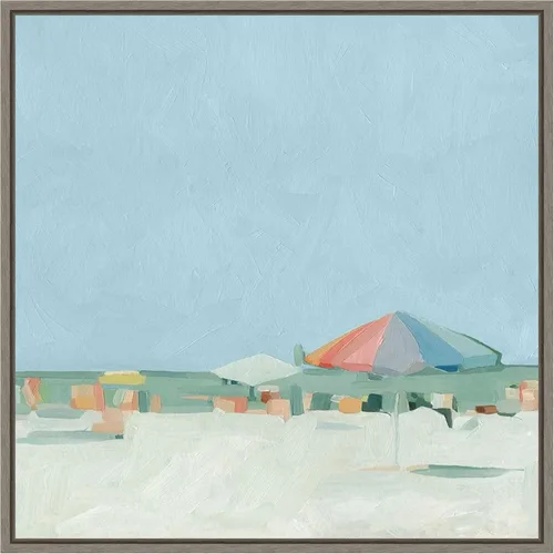 Miniatura 11 de Amanti Art Lienzo enmarcado para pared, 16 x 16 pulgadas, paleta de verano II por Emma Scarvey, lienzo enmarcado para pared, obras de arte