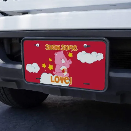 Miniatura 3 de GRAPHICS & MORE Care Bears Love-A-Lot Bear - Placa de metal para tocador