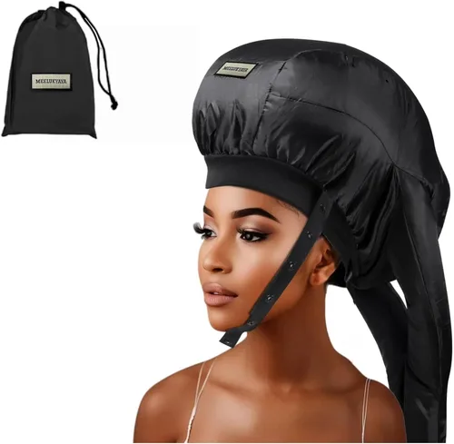 Secador de Cabello con Casco para Cabello Rizado, Tubos Dobles Mejorados con Distribución Uniforme de Calor, Gorro Secador de Peinado para Mujeres,