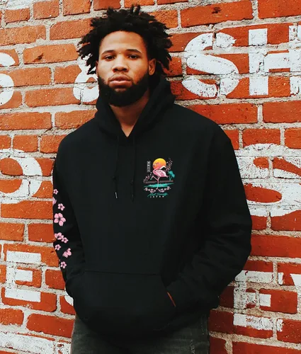 Miniatura 2 de Riot Society Sudadera con capucha estampada o bordada para hombre