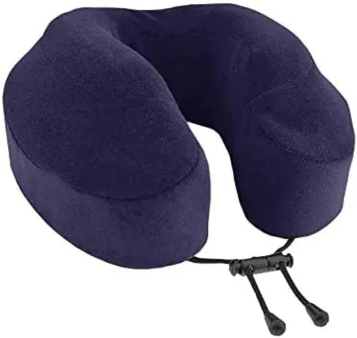 Miniatura 7 de Cabeau Almohada cervical para viajes en avión – Evolution Classic – Diseño en forma de U de espuma viscoelástica – Apoyo para dormir con cierre