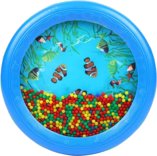Miniatura 2 de Musfunny Tambor de Olas de Mar con Cuentas. Instrumento Musical con Suaves Sonidos del Mar. Juguetes Educativos de Música para Niños, Niñas y Bebés