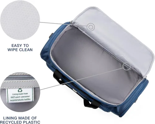 Miniatura 10 de Travelpro Maxlite 5 - Bolsa de viaje ligera para viajes nocturnos, con compartimento inferior caído, bolsa de viaje