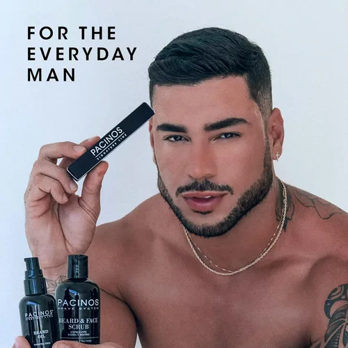 Miniatura 7 de Pacinos Gel de afeitado - Gel refrescante con aloe vera - Gel de afeitar hidratante para hombre - 8 onzas líquidas