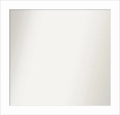 Miniatura 194 de Amanti Art Espejo de baño blanco para sobre el fregadero, 24 x 24 pulgadas, hecho a medida, espejo de tocador cuadrado blanco estrecho, marco