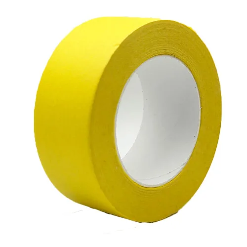Miniatura 7 de Paquete de 2 Cintas Naranjas para Pintores de 1 pulgada de Ancho, Cinta de Enmascarar de 1 pulgada X 55 Yardas X 2 Rollos, Cinta de Papel Naranja