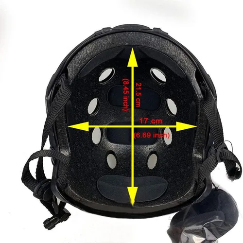 Miniatura 8 de Airsoft PJ Style - Casco táctico rápido para paintball
