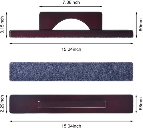 Miniatura 4 de Shuffleboard Brush Shuffleboard Sweep Cerezo oscuro