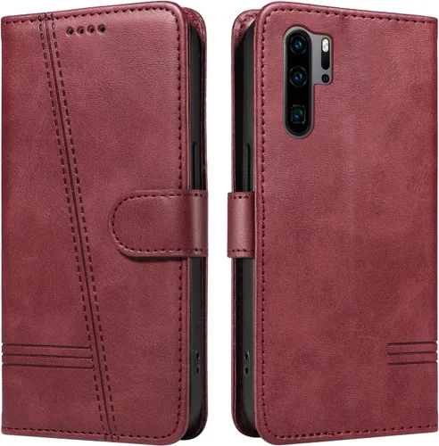 Miniatura 104 de Funda con tapa para Huawei Nova Lite 3, protección de 360 grados, a prueba de golpes, de piel sintética, con función atril y 3 ranuras