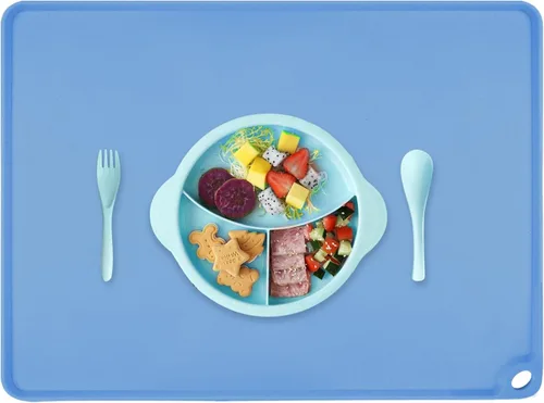 Miniatura 48 de Tapete de silicona extra grande para encimera de cocina, 36 x 24 pulgadas, tapete de silicona para mesa de resina, tapete resistente al calor