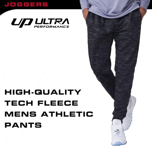 Miniatura 4 de Ultra Performance 3 Pack Mens Joggers Mens Athletic Sweatpants with Pockets for Men, Small - 3X