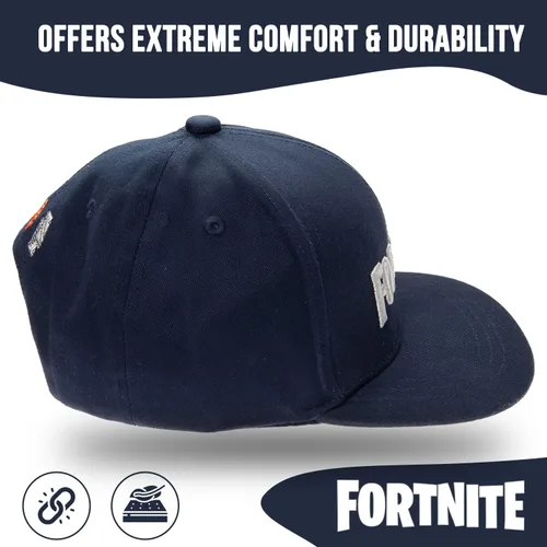 Miniatura 5 de FORTNITE Gorra de béisbol para niños, sombrero de calidad para niños y gorra ajustada, gorra de béisbol de ala plana con diseño elegante