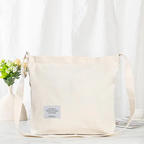Miniatura 93 de Covelin - Bolsa de hombro informal de lona para mujer, estilo bohemio y retro, bolsa de mano, bolso cruzado, tamaño grande