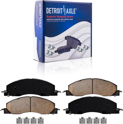 Miniatura 116 de Detroit Axle - Pastillas de Freno para Nissan Altima Sentra 350Z Juke INFINITI G35, Pastillas de Freno Cerámica Delanteras y Traseras Reemplazo