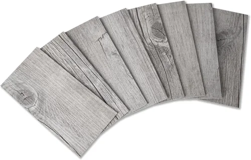 Miniatura 32 de Yipscazo Azulejo de pared compuesto de PVC 3D de 3 x 6 pulgadas para despegar y pegar en azulejos para cocina, baño, lavandería, chimenea