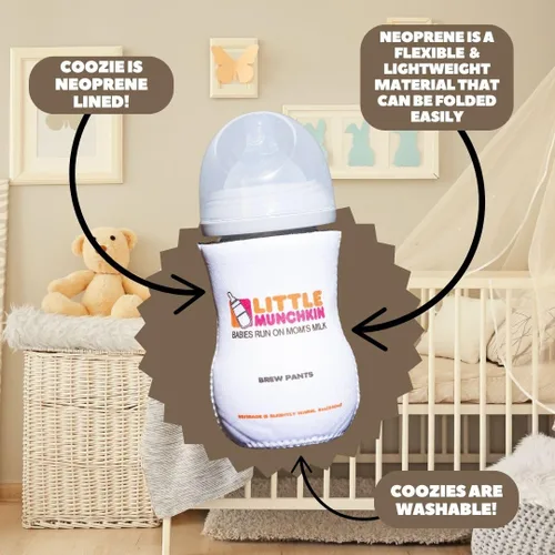 Miniatura 5 de Coozies con temática de café para biberones – Regalo divertido para nuevos padres y baby showers