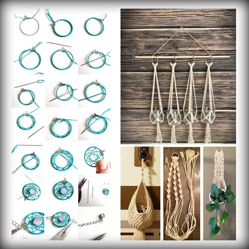 Miniatura 3 de SUNTQ Anillo de macramé para atrapasueños, manualidades de metal, redondos, chapados en latón (plata, paquete de 10) (2 pulgadas, plateado)