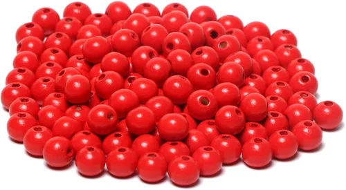 Miniatura 23 de 1000 cuentas de madera negras de 0.236 pulgadas a granel, cuentas espaciadoras sueltas de madera para manualidades hechas a mano, agujero de 0.079
