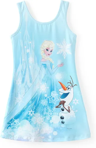 Miniatura 12 de Disney Stitch Princess Frozen Elsa Minnie Mouse - Vestido sin mangas para niñas, vestido acampanado para verano, playa, 2-9 años