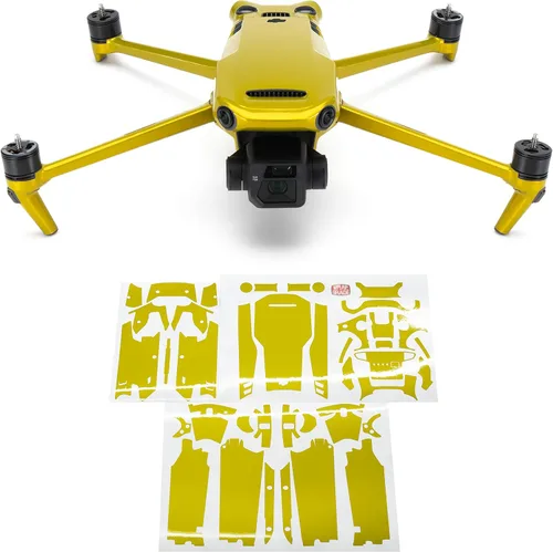 Miniatura 28 de WRAPGRADE Adhesivos de piel completa para DJI Mavic 3 / Mavic 3 Classic (amarillo neón)