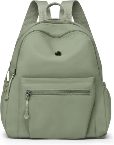 Miniatura 23 de Tanweibago Mini mochilas de nailon para mujer, mochilas pequeñas de 11L para mujer, mochila ligera casual para mujer, mochila de viaje de compras