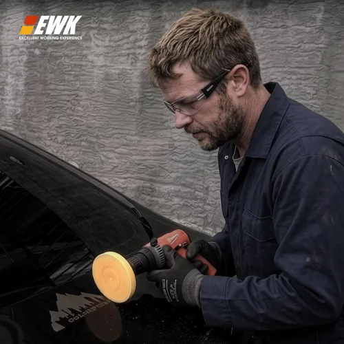 Miniatura 3 de EWK Rueda de goma para borrar, 2 unidades, para taladro, ideal para adhesivos, rayas y eliminación de calcomanías