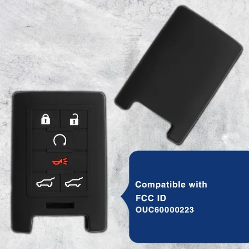 Miniatura 5 de KeyGuardz - Carcasa exterior de goma suave para Cadillac Escalade