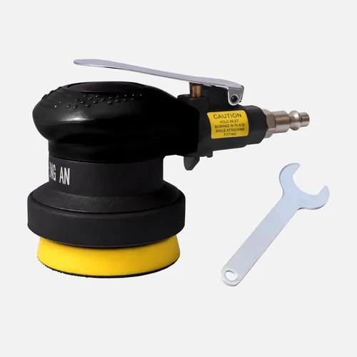 Miniatura 9 de Lijadora orbital aleatoria de 3 pulgadas - Lijadora neumática de palma para madera, compuestos, metal