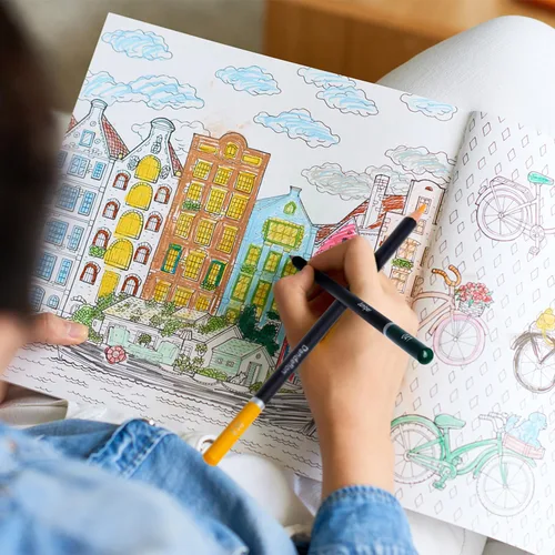 Miniatura 7 de Drawdart - Lápices de colores para colorear para adultos, juego de 72 lápices profesionales de núcleo blando para dibujo, bosquejo, sombreado con 72