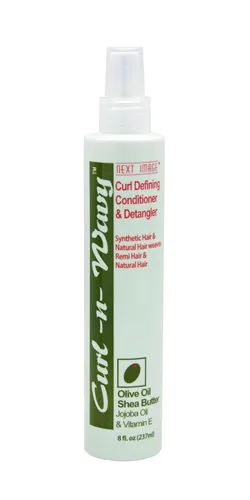 On Natural Next Image - Acondicionador y desenredante de rizos rizados, aceite oleoso desenredante, manteca de karité, aceite de jojoba y vitamina