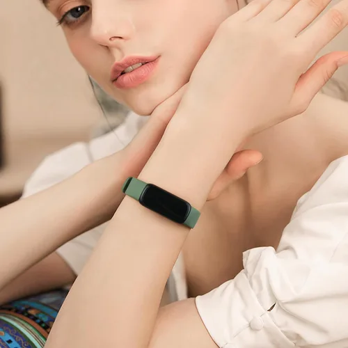 Miniatura 5 de Vancle Paquete de 4 bandas compatibles con bandas Fitbit Inspire 3 para mujeres y hombres, correas ajustables de silicona deportivas de repuesto