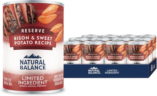 Miniatura 19 de Natural Balance Limited Ingredient Alimento enlatado húmedo para perros adultos, sin granos, receta de pollo y batata, 13 onzas (paquete de 12)