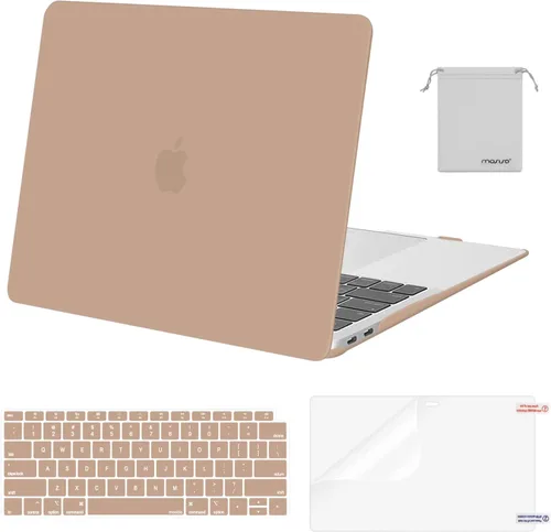 Miniatura 30 de MOSISO - Funda rígida y de plástico compatible con MacBook Air de 13 pulgadas versión 2022, 2021-2018, A2337 M1 A2179 A1932; con cubierta