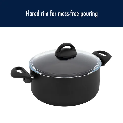 Miniatura 8 de Henckels Everlift - Juego de utensilios de cocina antiadherentes de 10 piezas, fabricado en Italia, revestimiento duradero de 3 capas, aluminio