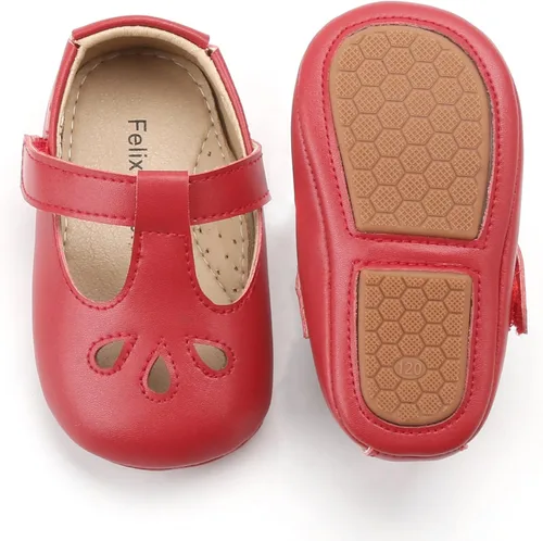 Miniatura 19 de Felix & Flora Zapatos de bebé de suela suave - Zapatos de bebé para caminar, mocasines, suela de goma, zapatos de cuna