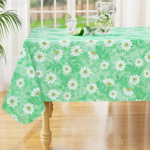 Miniatura 31 de misaya Mantel rectangular de vinilo impermeable, mantel lavable con reverso de franela, mantel de plástico para cena, picnic, interior y exterior