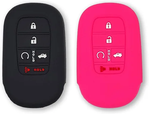 Miniatura 13 de Autobase Funda de silicona para llavero Honda Civic Accord HR-V CR-V Pilot Sport SI EX EX-L Touring 2022 2023 2024 2025 2026 Funda de protección