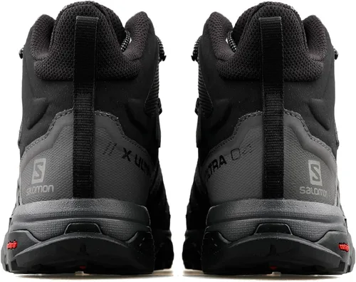 Miniatura 4 de Salomon Botas de senderismo X Ultra 4 Mid Gore-tex para hombre, Gris Negro, M