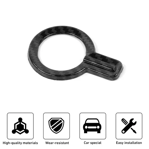 Miniatura 3 de Linskip Anillo de botón de arranque compatible con Ford Bronco 2021-2025, cubierta del botón de arranque del motor para accesorios interiores Bronco