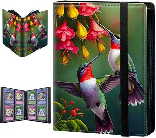 Miniatura 19 de Carpeta para tarjetas intercambiables, 4 bolsillos para tarjetas intercambiables, 160 bolsillos de doble cara, funda para tarjetas