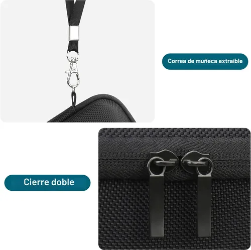Miniatura 6 de Canboc Funda para cámara Canon PowerShot G7 X Mark III/G7X Mark II Cámara Digital 4K Vlogging, Bolsa para Cámara de Video 4K Point and Shoot, Negro