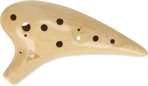 Ocarina de madera de arce de 12 agujeros Alto C Leyenda de Zelda, Ocarina Tenor C, idea de regalo para fanáticos de Zelda