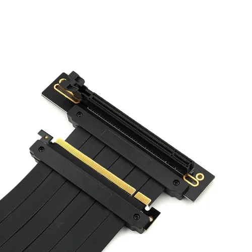 Miniatura 2 de Tarjeta gráfica GPU vertical de velocidad completa PCI-E 4.0 x16 Cable elevador de alta velocidad Gen4 Flexible Extensor Cable Riser Puerto