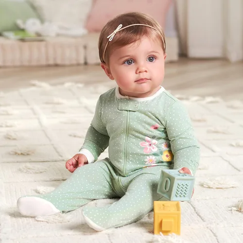 Miniatura 4 de Gerber - Paquete de 4 mamelucos con pies para bebés